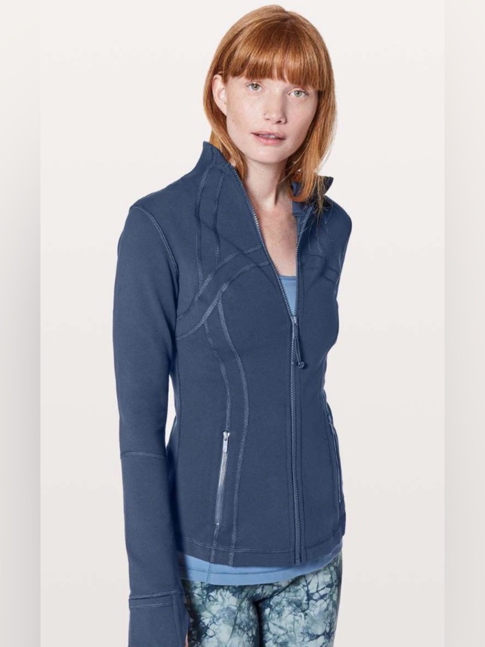 Lululemon athletica Deep Blue Full-Zip Define Jacket